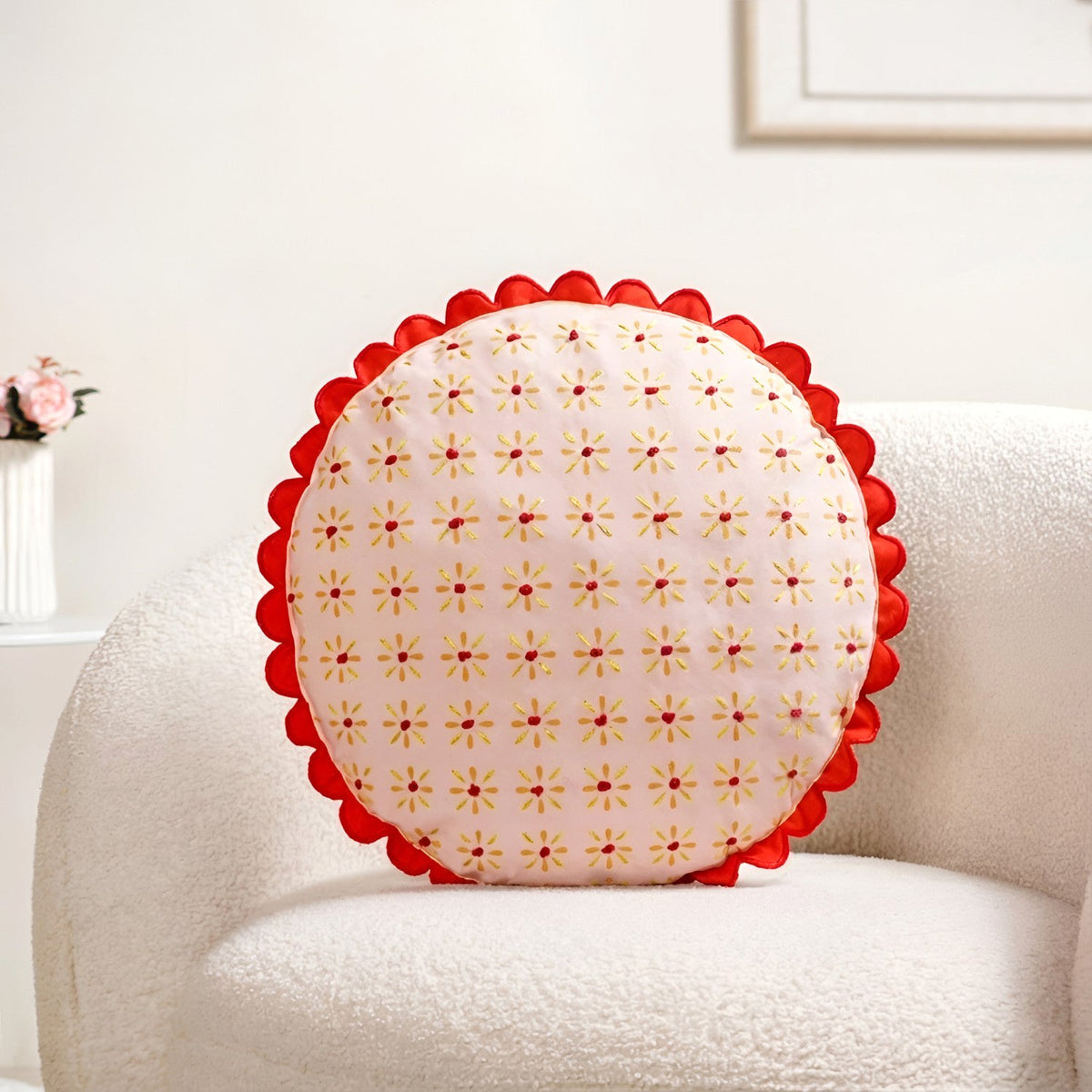 Bloom Era Gaillardia Cotton Cushion Cover 43cm Nestasia