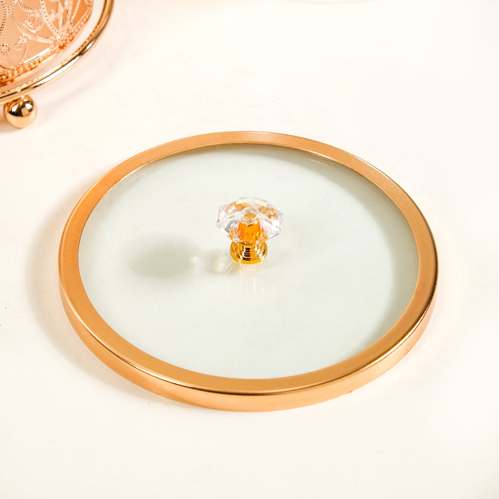 Decorative Glass Candy Jar With Handle And Lid Nestasia