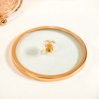 Decorative Glass Candy Jar With Handle And Lid Nestasia