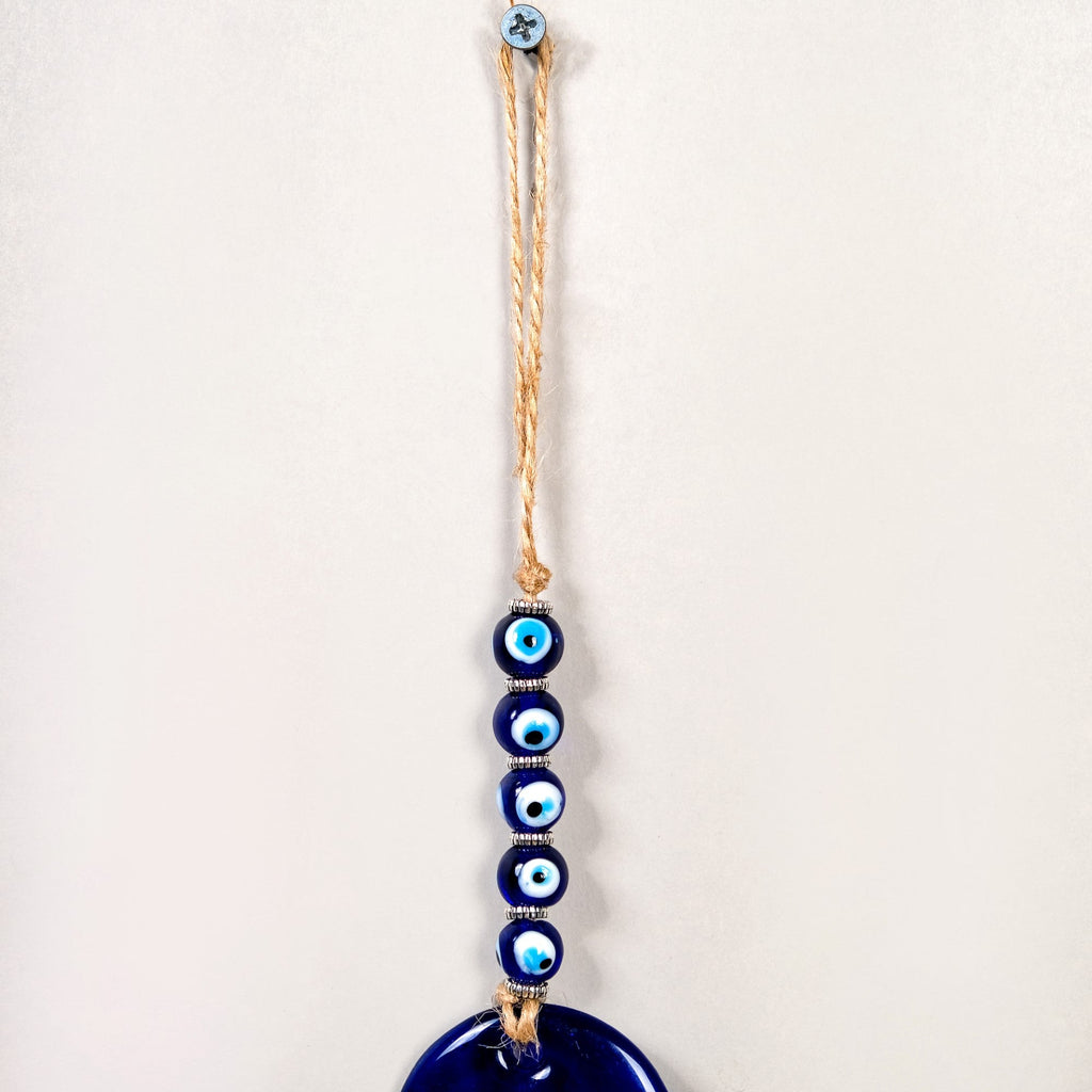 Glass Evil Eye Pendant Wall Hanging Nestasia