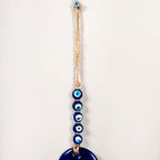 Glass Evil Eye Pendant Wall Hanging Nestasia