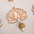 Decorative Lotus Wall Hangings Set Of 12 Nestasia