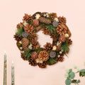 Evergreen Pine Cones Ecofriendly Decor Wreath Nestasia
