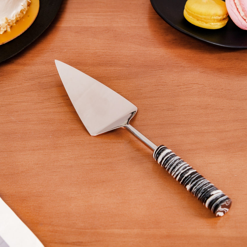 Marble Cake Knife And Server Set Of 2 Nestasia