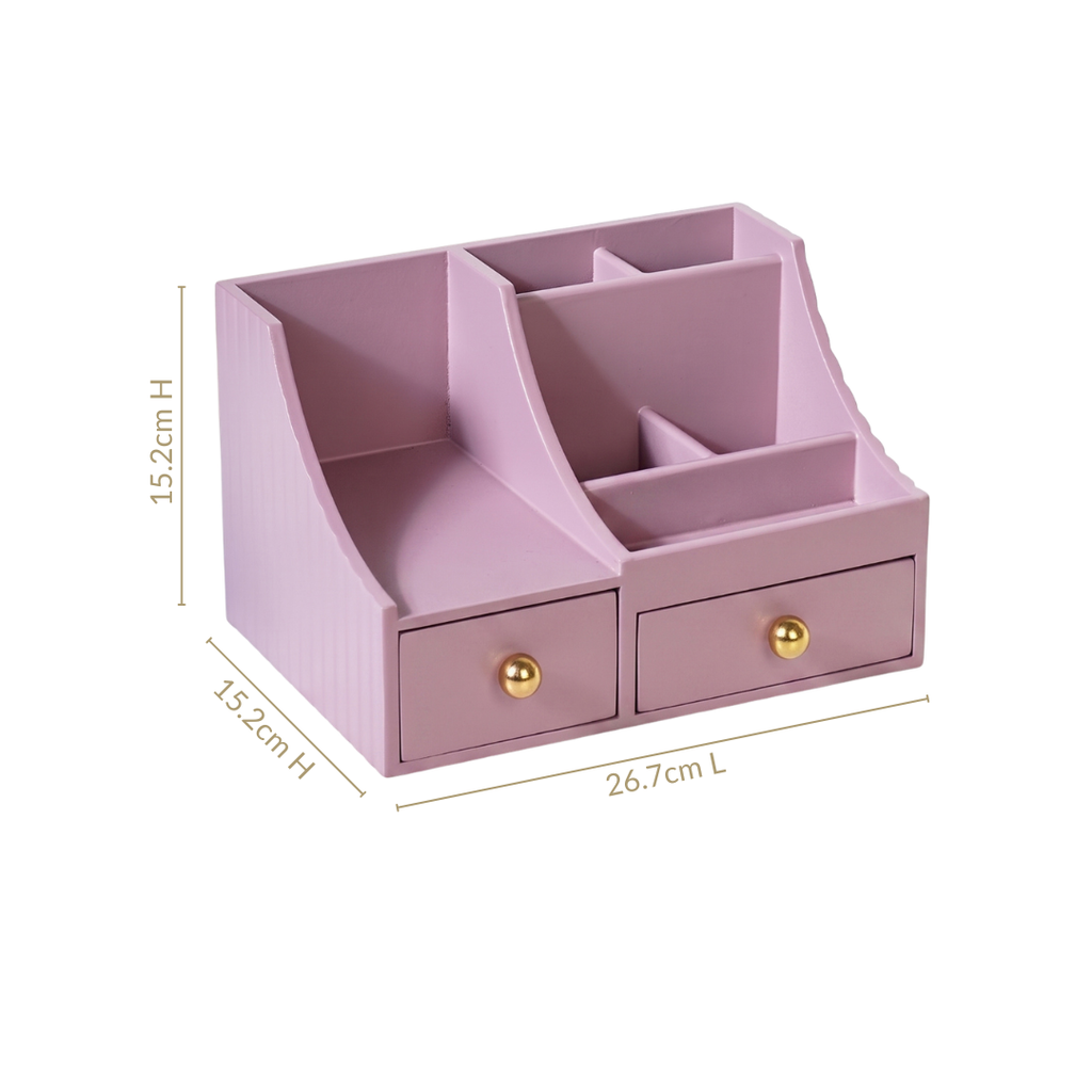 Organiser With Drawers Blush Lilac Nestasia