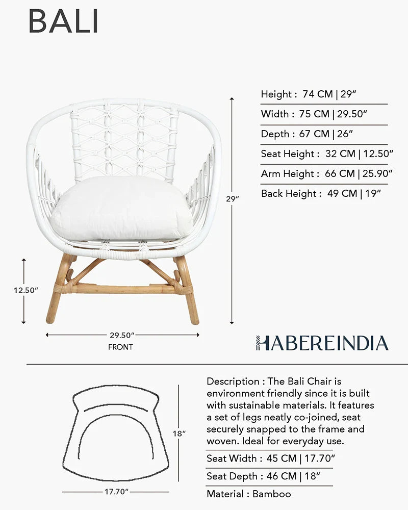 Bamboo Chairs for Balcony and Patio Corners
