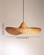 Handmade Rattan Hanging Light for Hall and Corridor