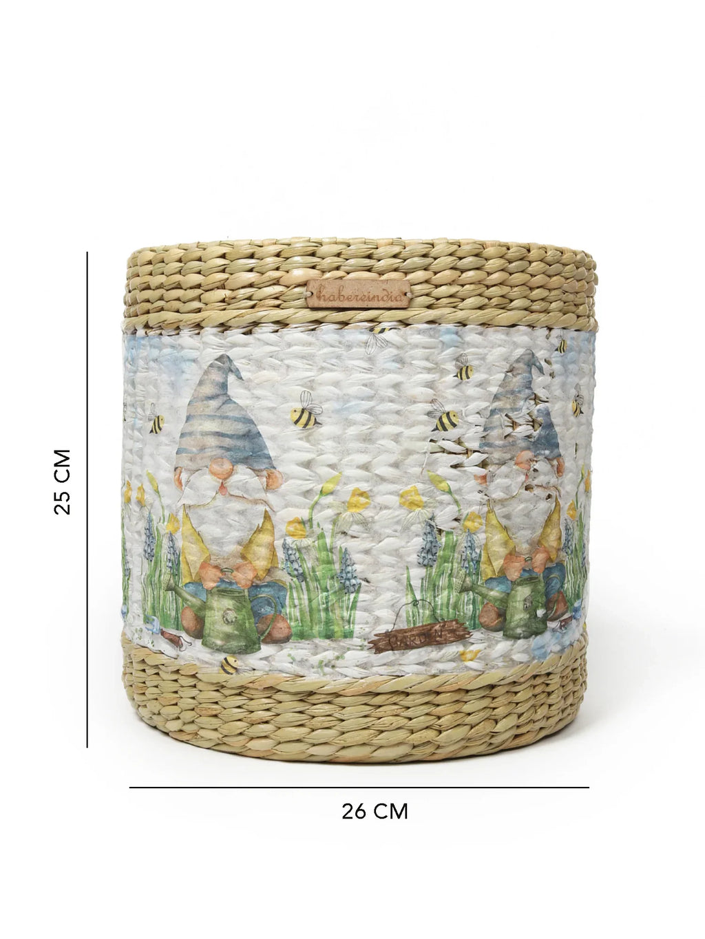 Multifunctional Seagrass Basket for Plants and Laundry