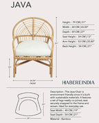 Bamboo Accent Chairs for Living Room Comfort and Style