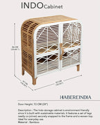 Handcrafted Indo Cabinets for Elegant Storage and Home Decor