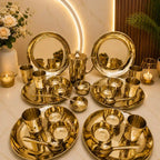 Kansa Luxury Dinner Serving Set Vedansh Craft