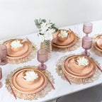 VERA Pink 27 Piece Dinner Set For 6 Nestasia