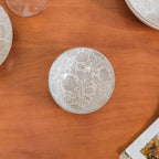 Printed Square Plates 24 Piece Dinner Set For 6 Nestasia