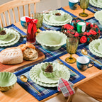 Lao Luxury 22 Piece Dinner Set For 6 Mint Green Nestasia
