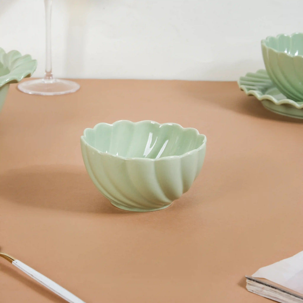 Lao Luxury 22 Piece Dinner Set For 6 Mint Green Nestasia