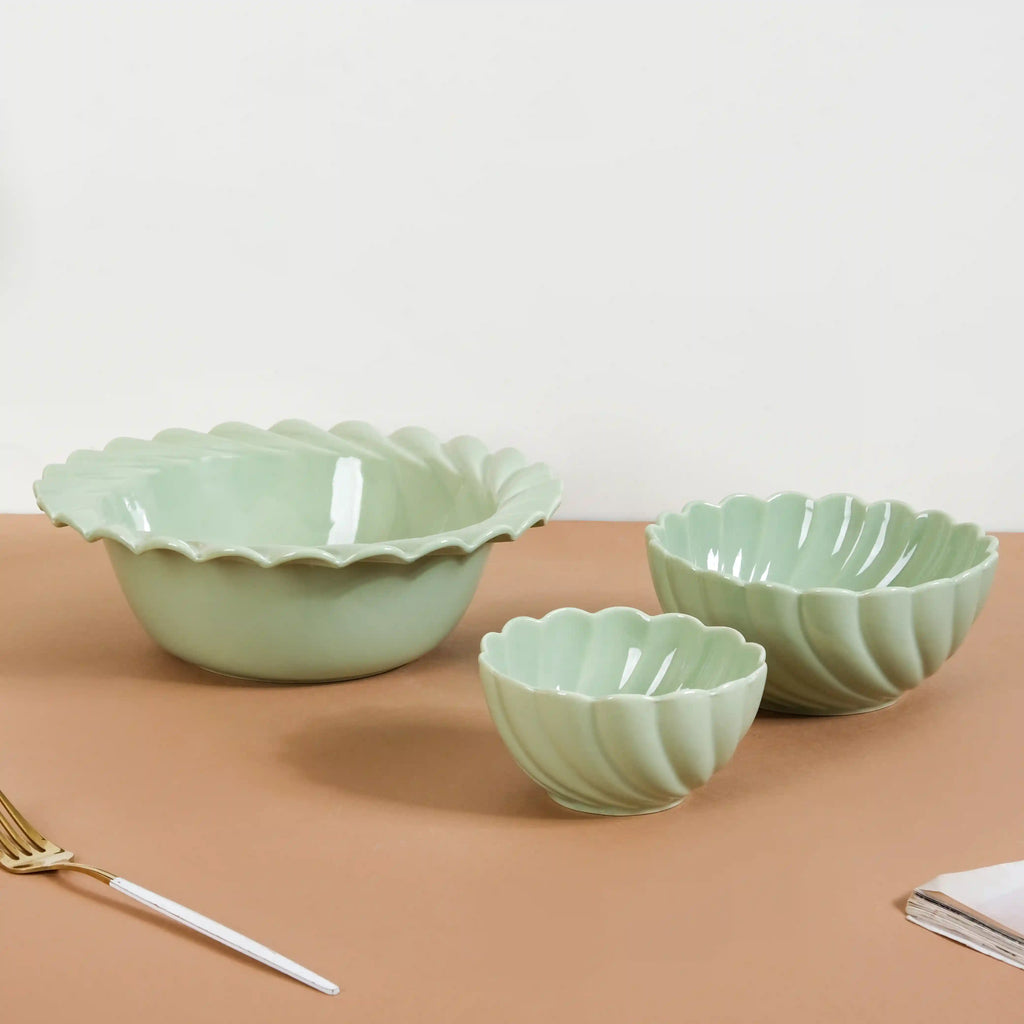 Lao Luxury 22 Piece Dinner Set For 6 Mint Green Nestasia