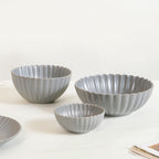 Grey Lavender 22 Piece Daily Dinner Set For 6 Nestasia