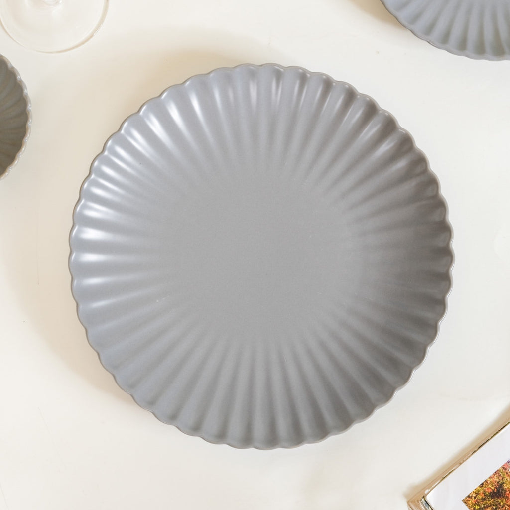 Grey Lavender 22 Piece Daily Dinner Set For 6 Nestasia
