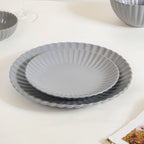 Grey Lavender 22 Piece Daily Dinner Set For 6 Nestasia