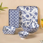 Blue 26 Piece Dinnerware Set For 6 Nestasia