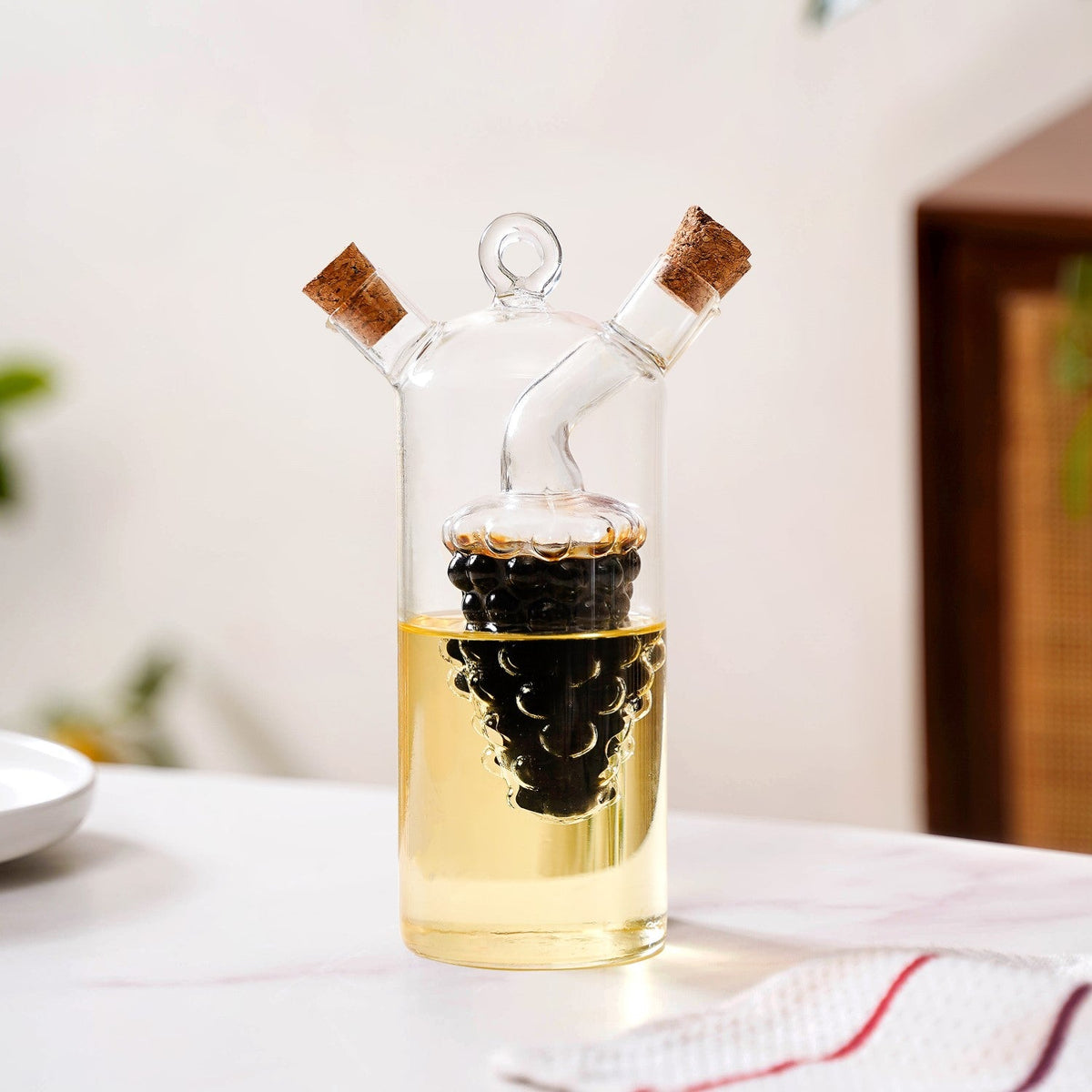 2 In 1 Glass Oil Dispenser Nestasia
