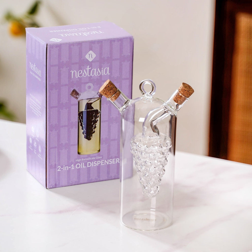 2 In 1 Glass Oil Dispenser Nestasia