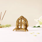 Pure Brass Ram Darbar Brass Statue 10cm Nestasia