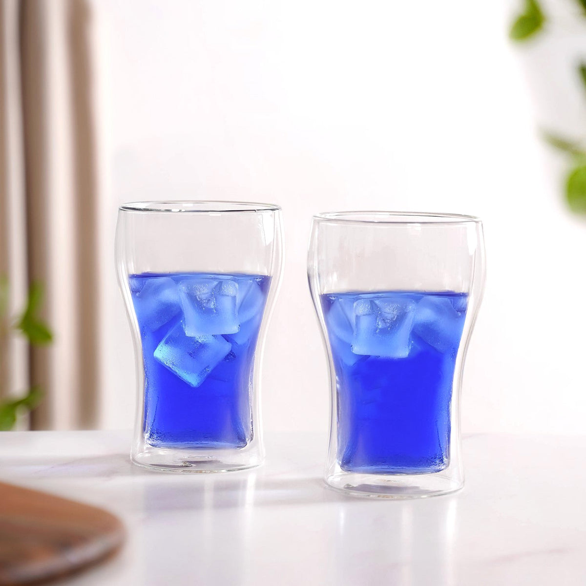 Double Wall Drinks Glass Set Of 2 350ml Nestasia