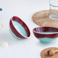 Red And Blue Bowl - Set of 2 200 ml Nestasia