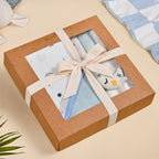 Dreamy Baby Gift Hamper With Swaddle Towel Napkin Rattle Set Of 6 Nestasia