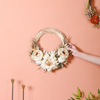 Eco-Friendly Wreath With Dried Flowers Nestasia