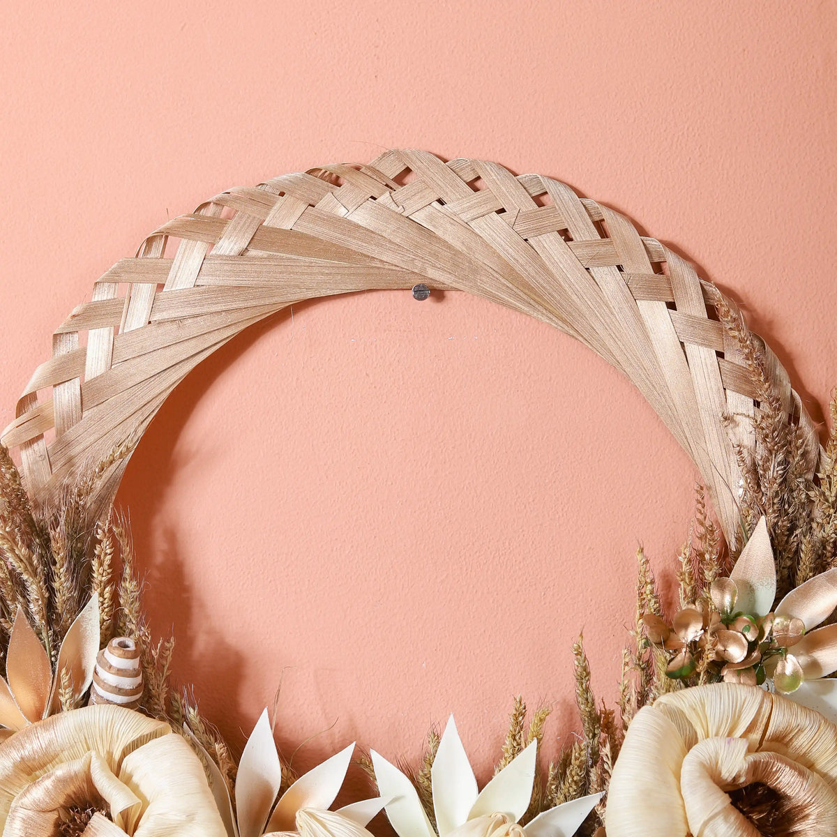 Eco-Friendly Wreath With Dried Flowers Nestasia