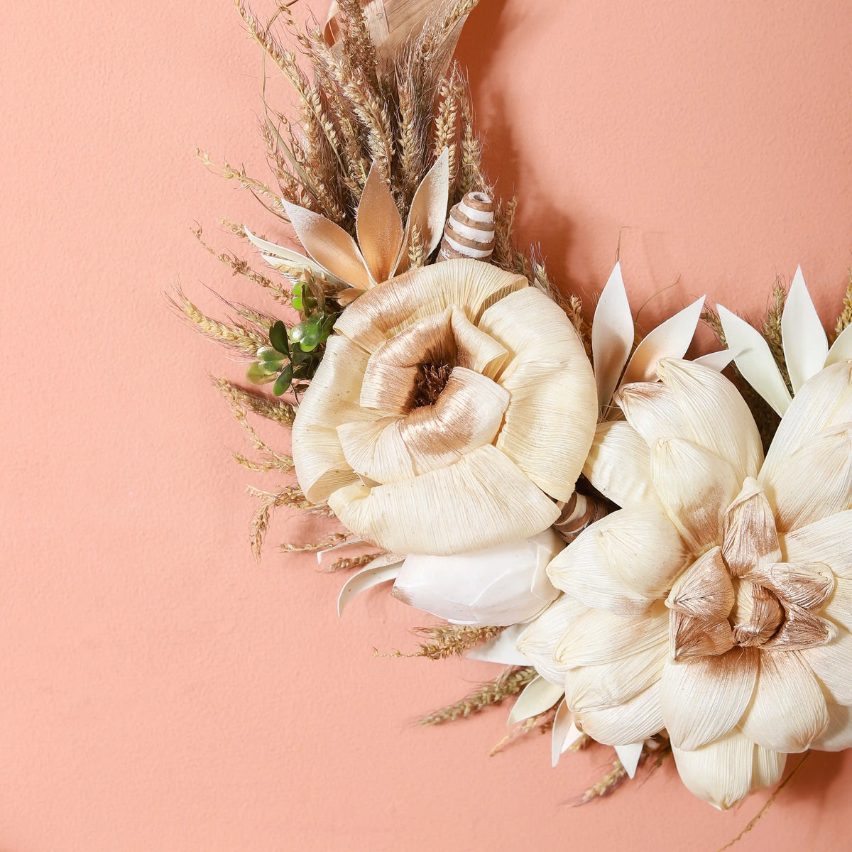 Eco-Friendly Wreath With Dried Flowers Nestasia