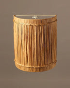 Decorative Raffia Wall Lamp for Hall and Corridor