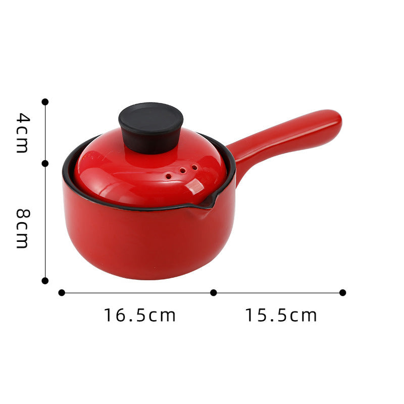 Ceramic Pot With Lid And Handle Nestasia