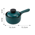 Ceramic Pot With Lid And Handle Nestasia