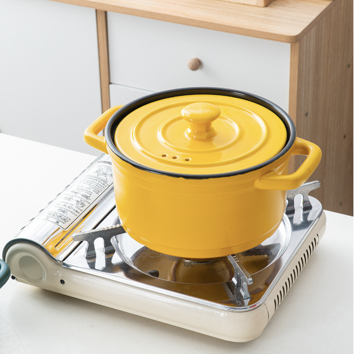 Deep Cooking Pot With Lid Nestasia