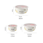 Pineapple Lunch Box Set of 3 Nestasia