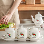 Avocado Spice Jar Set Of 3 Nestasia
