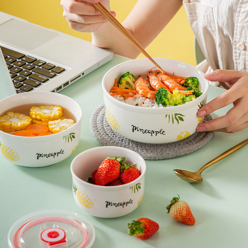 Pineapple Lunch Box Set of 3 Nestasia