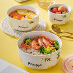 Pineapple Lunch Box Set of 3 Nestasia