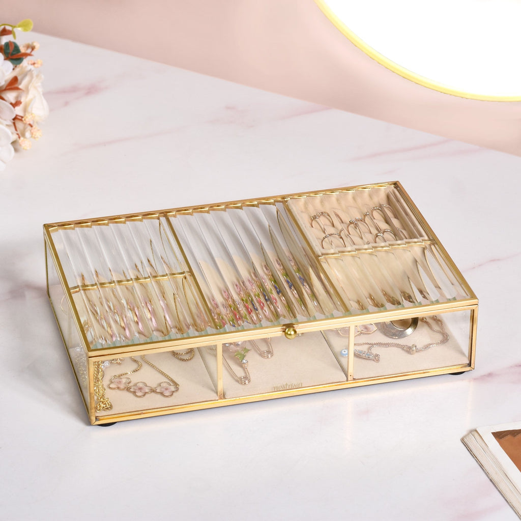 Luxury Jewellery Box With Velvet Base Nestasia