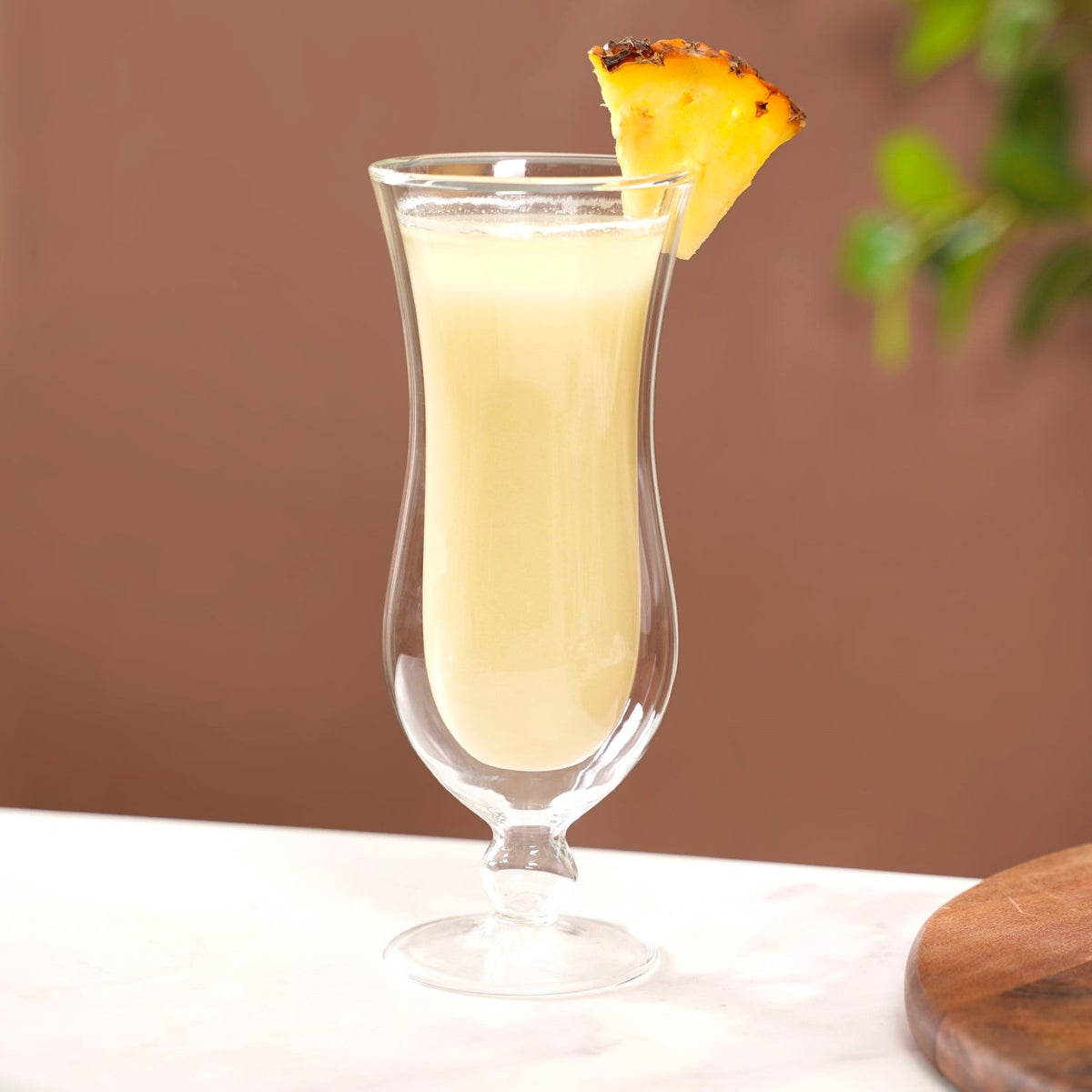 Pina Colada Double Wall Stem Glass Set Of 2 400ml Nestasia