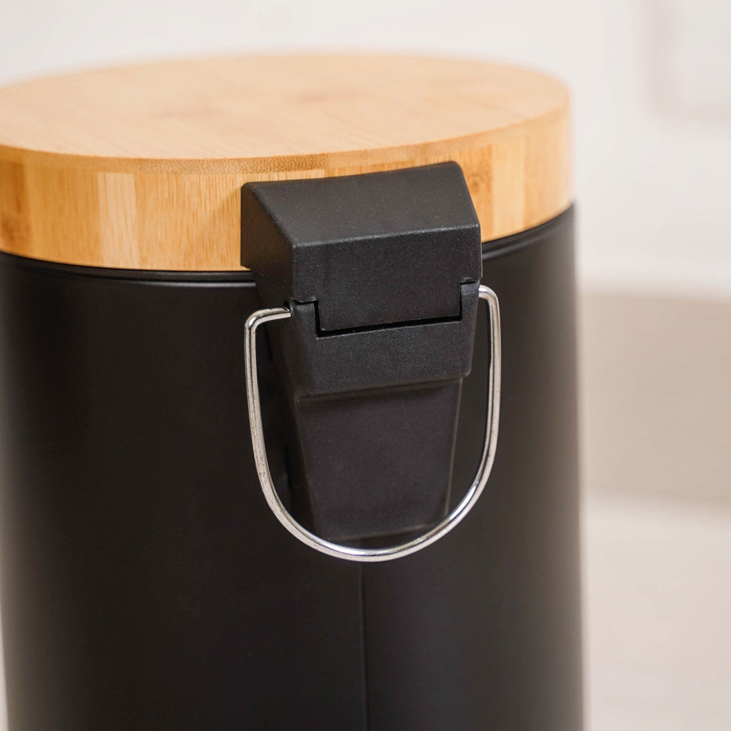 Modbin Dustbin With Detachable Bucket Black 5000ml Nestasia