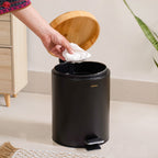 Modbin Dustbin With Detachable Bucket Black 5000ml Nestasia
