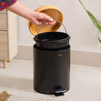 Modbin Dustbin With Detachable Bucket Black 5000ml Nestasia