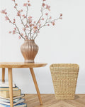 Handwoven Seagrass Dustbin for Bedroom, Bathroom, and Office Storage