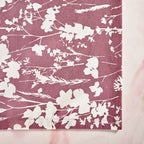 Dusty Mauve 6 Seater Pure Cotton Runner 185x35cm Nestasia