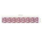 Dusty Mauve 6 Seater Pure Cotton Runner 185x35cm Nestasia