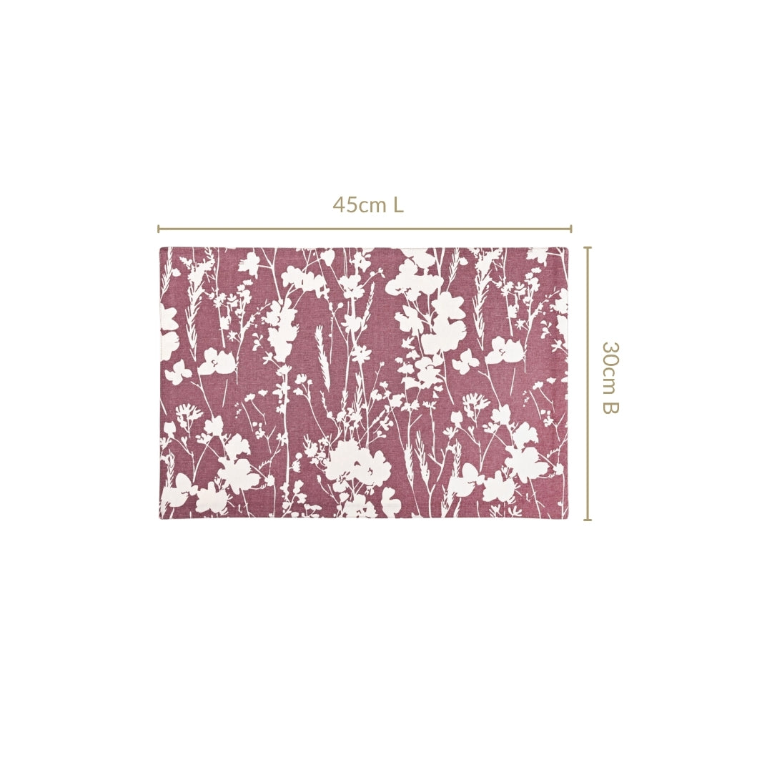 Dusty Mauve Cotton Placemat Set Of 6 Nestasia